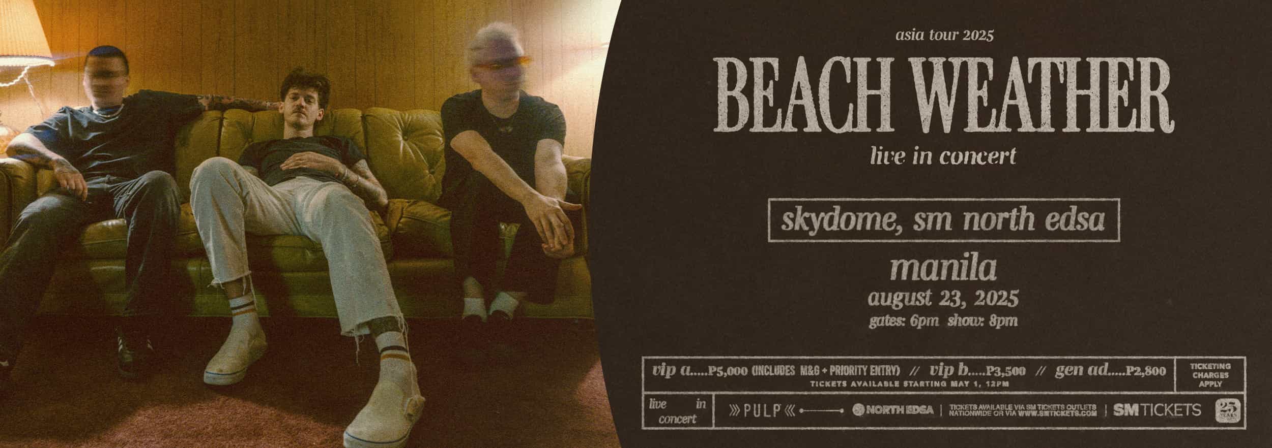 BEACH WEATHER ASIA TOUR 2025 LIVE IN MANILA