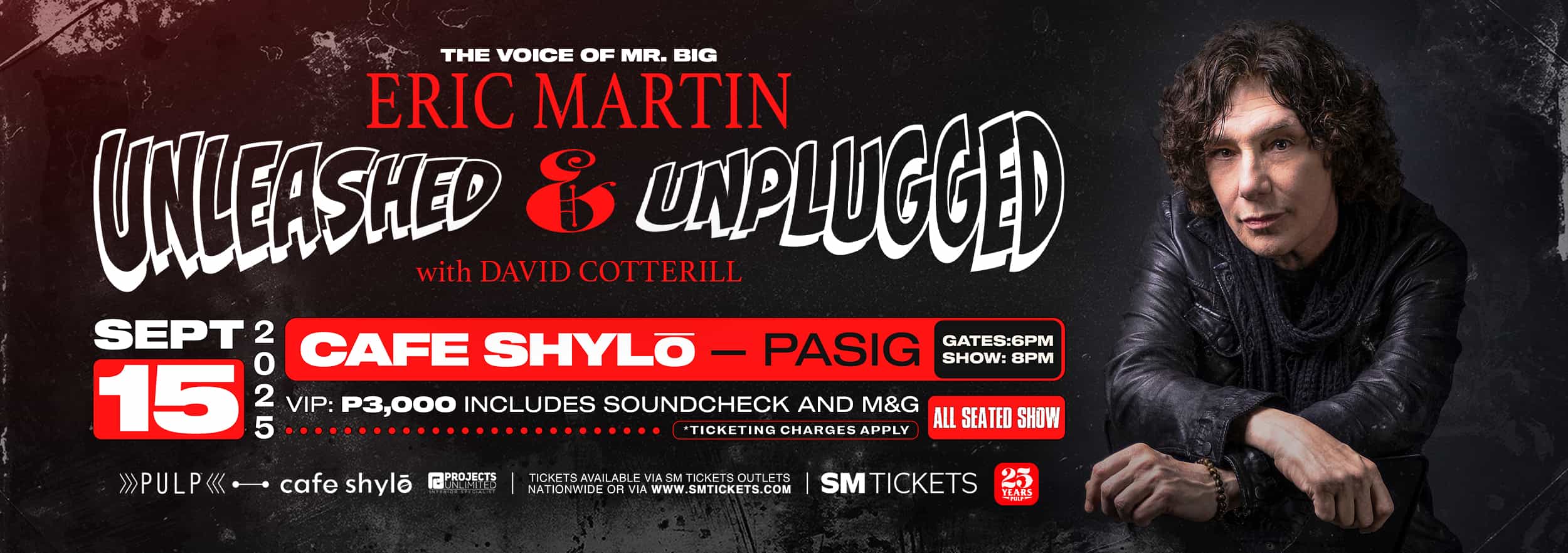 THE VOICE OF MR. BIG: ERIC MARTIN Unleashed & Unplugged in Manila with David Cotterill