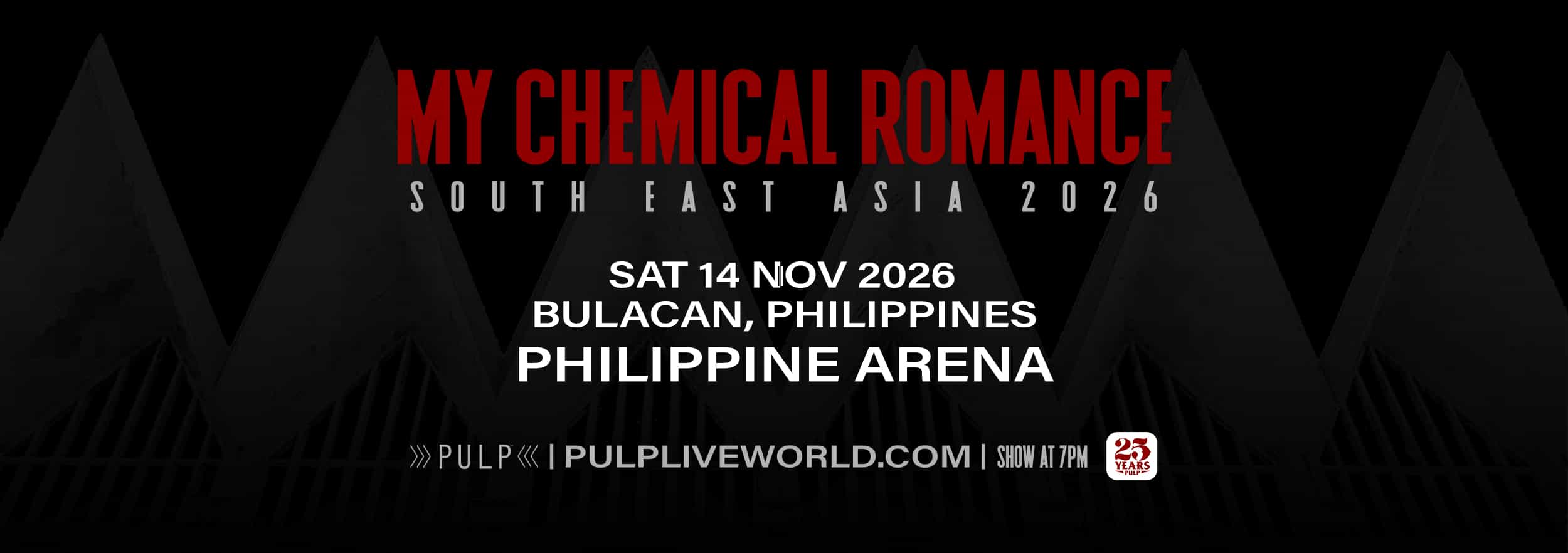 MY CHEMICAL ROMANCE SOUTH EAST ASIA 2026 TOUR IN BULACAN