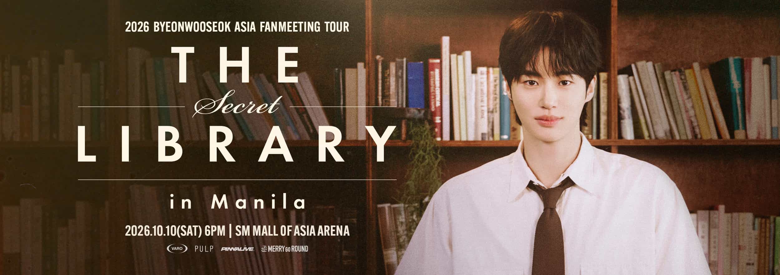 2026 ByeonWooSeok Asia Fanmeeting Tour <The Secret Library> in Manila