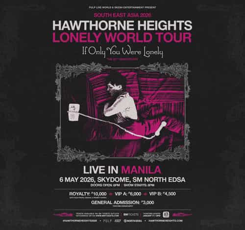 HAWTHORNE HEIGHTS LONELY WORLD TOUR LIVE IN MANILA