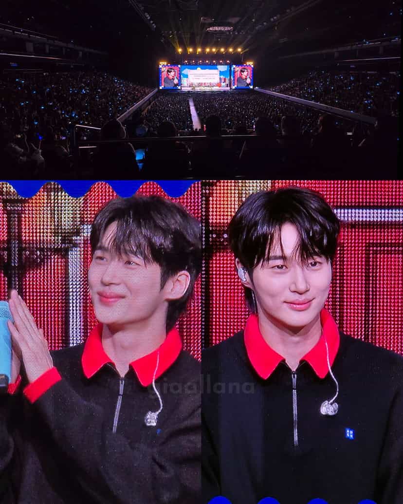 Byeon Woo Seok and the crowd tonight at his 2026 The Secret Library in Manila at the Mall Of Asia Arena.